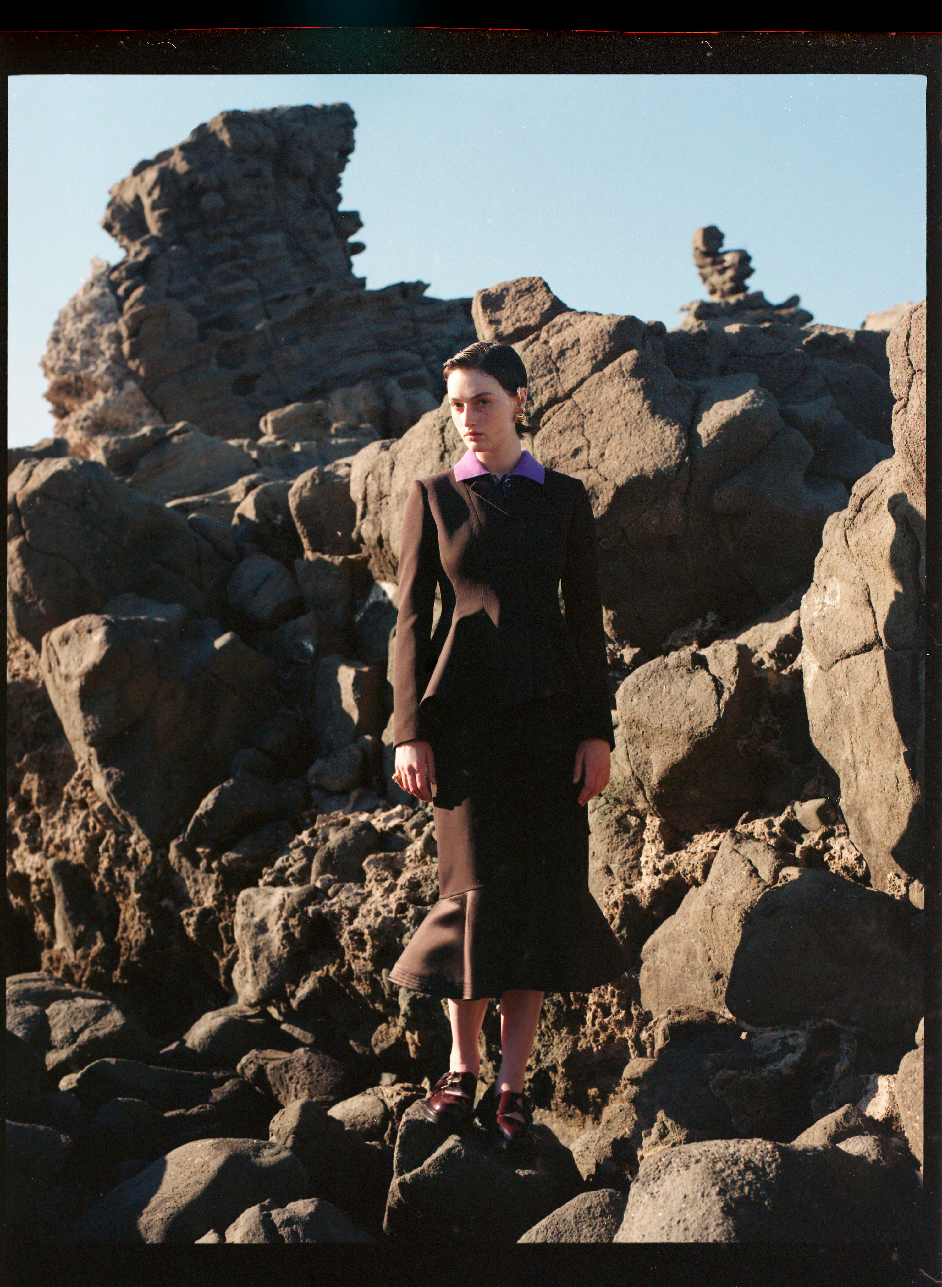 Editorial fashion portrait story fo Dedicate Magazine with Zelda Adams Michelle Consoli Assia Caiazzo